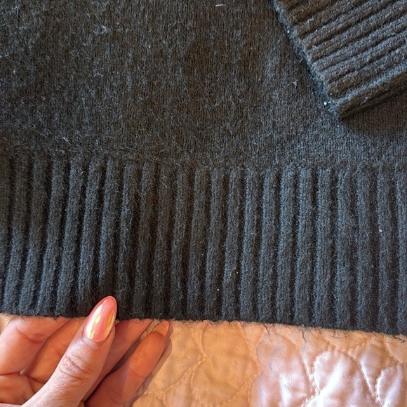 Calvin Klein 1/4 zip quarter zip NEW up sweater black NWT womens size Small S - Picture 14 of 14